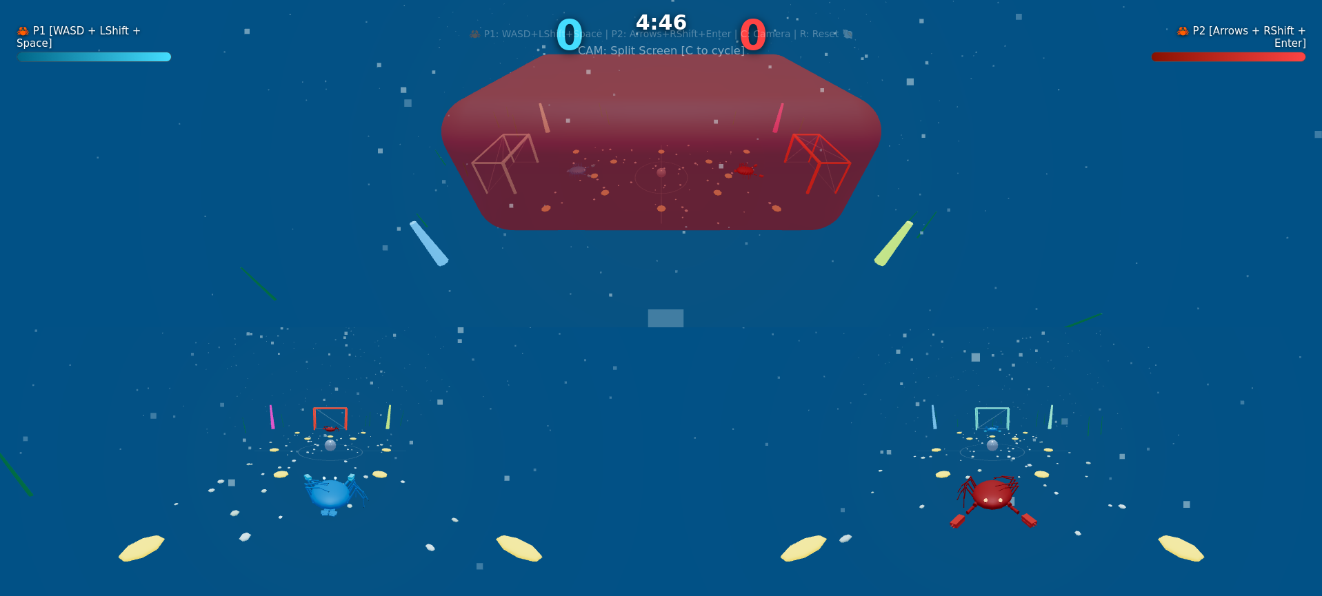 Crab Soccer v5 gameplay