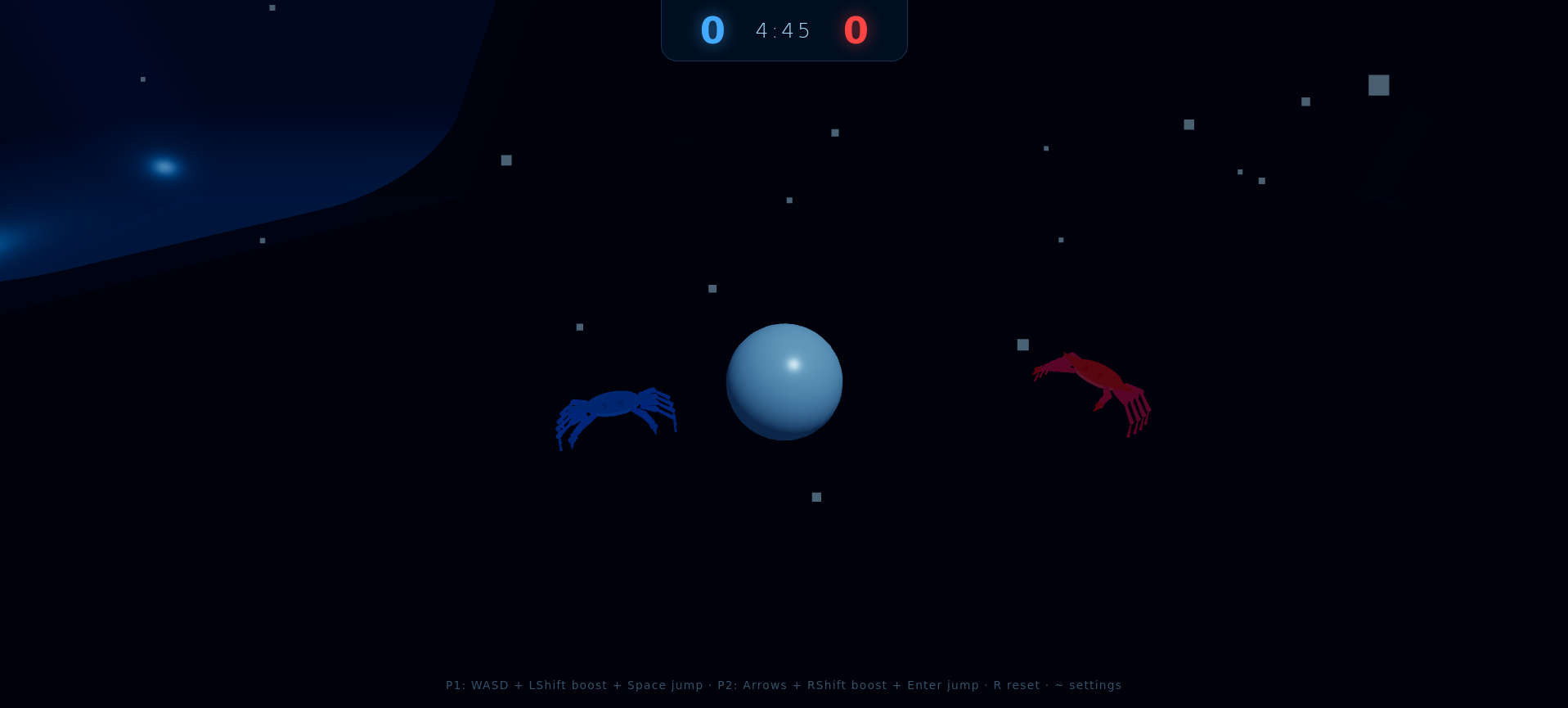 Crab Soccer v7 gameplay